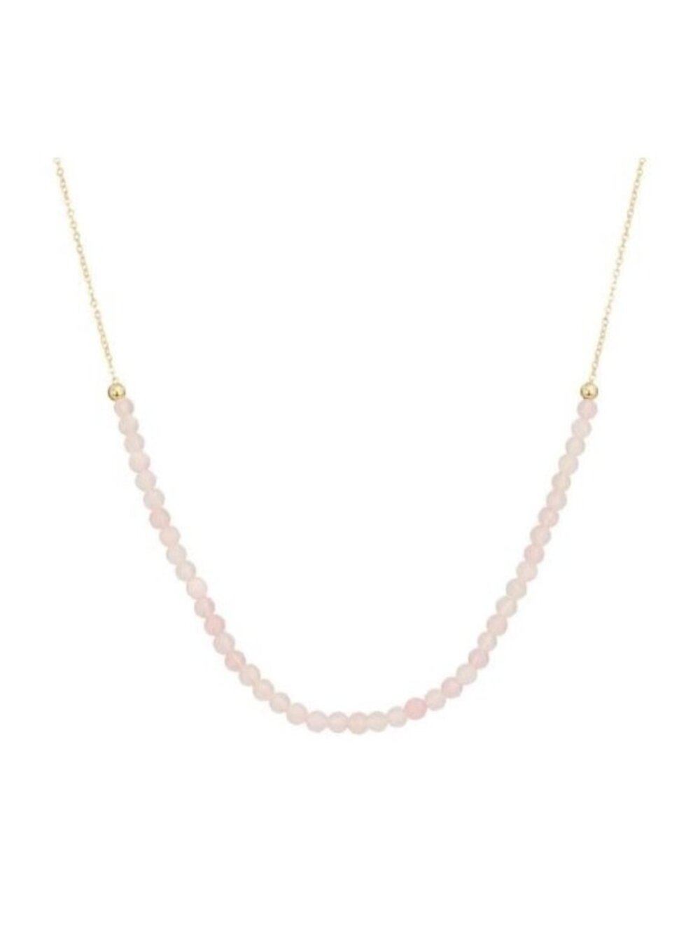 Pink Seed Bead Feminine Necklace